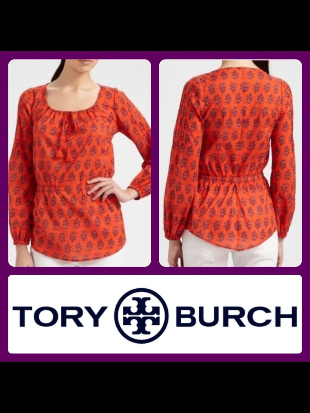 Tory Burch Evelina Blouse 🪻🌻🪻🌻
